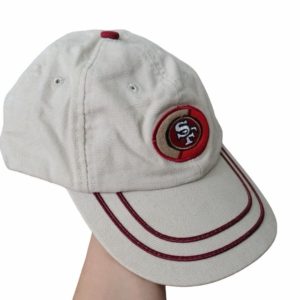vintage-style‎ San Francisco 49ers cap. Khaki Adjustable Strap
